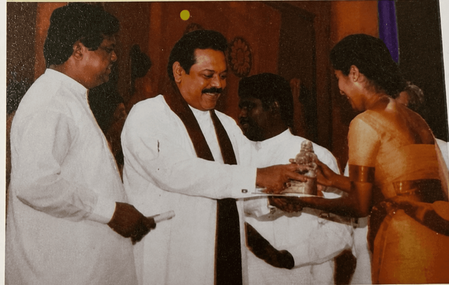 Special Honour Presented by Former President Mahinda Rajapaksa